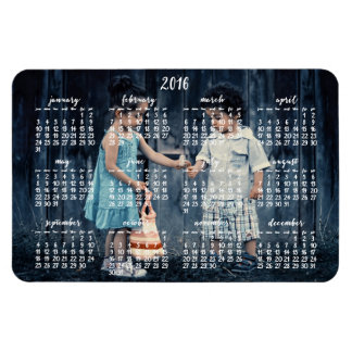 Personalized 2016 Magnetic Calendar 4x6 Magnet