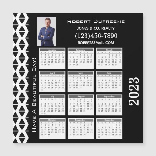 Personalized 2023 Add Photo or Logo Magnet