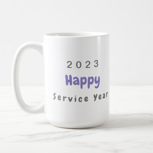 Personalized 2023 Happy Service Mug