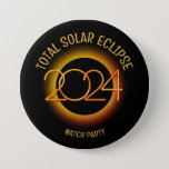 Personalized 2024 Total Solar Eclipse Button at Zazzle