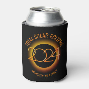 Personalized 2024 TOTAL SOLAR ECLIPSE Family Can Cooler