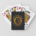 Personalized 2024 Total Solar Eclipse Playing Cards at Zazzle