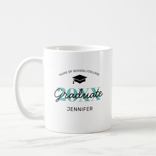 Personalized 2025 Graduate Gift Coffee Mug (Left)