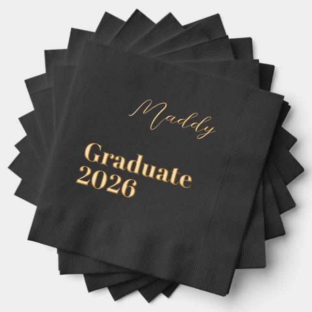 Personalized 2025 Graduation Napkins (Insitu (Stacked))
