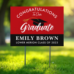 Personalized 2025 Graduation Yard Sign