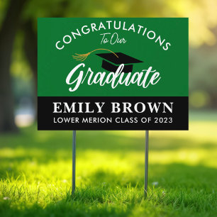 Personalized 2025 Graduation Yard Sign