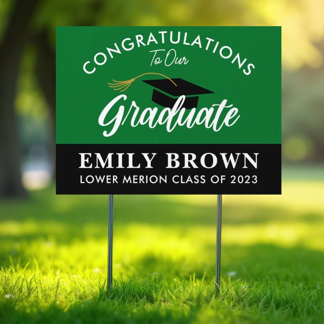 Personalized 2025 Graduation Yard Sign (Creator Uploaded)