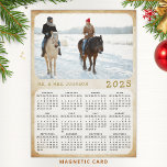 Personalized 2025 Magnetic Photo Calendar UK<br><div class="desc">This Monday to Sunday 2025 magnetic photo calendar for a refrigerator is a template to create personalized, useful gifts for family and friends. A unique frame will decorate your photo if you click on "Personalize this template" and upload your image there. Also, type your surname, name or another text. This...</div>