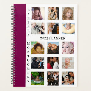 Personalized 2025 Planner Book, 15 of your Images