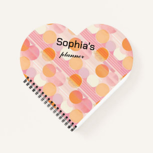Personalized 2025 Planner with Soft Pastel Colors Notebook