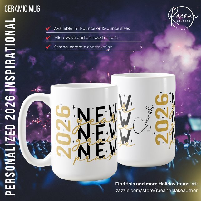 Personalized 2026 Inspirational and Spiritual  Coffee Mug (Creator Uploaded)