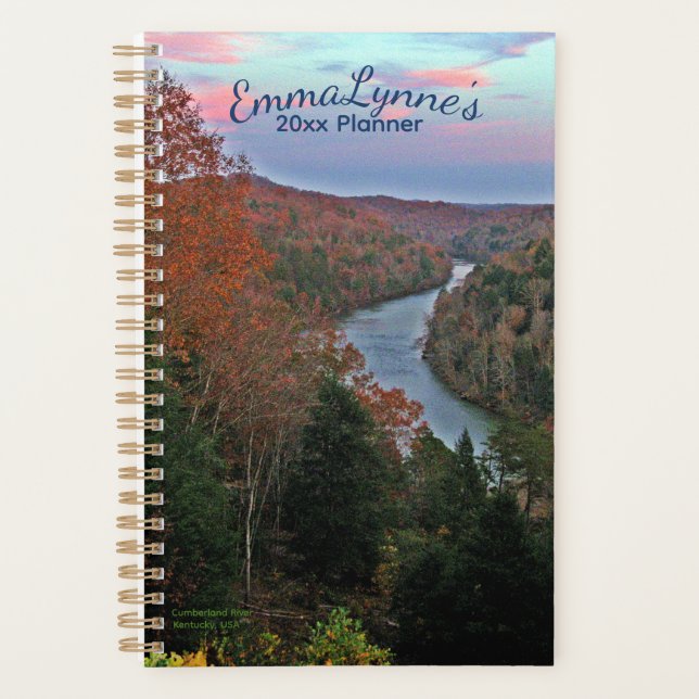 Personalized 2026 Scenic River Photo Planner (Front)