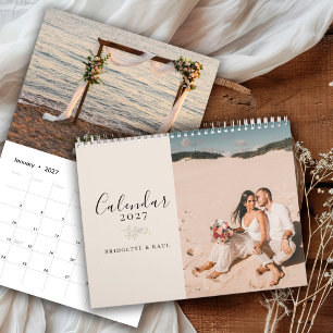 Personalized 2027 Couple Custom Photo  Calendar