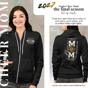 Personalized 2027 Senior Cheer Mom  Hoodie