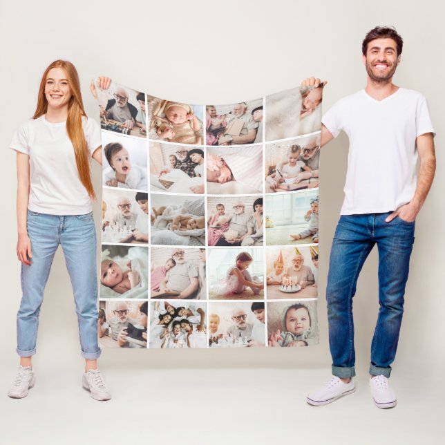Personalized 20-photo blanket (In Situ)