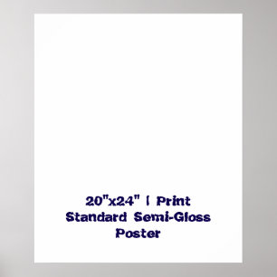 Personalized 20"x24" Standard Semi-Gloss Poster