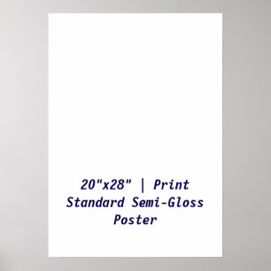 Personalized 20"x28" Standard Semi-Gloss Poster