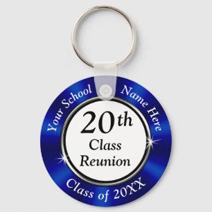 Personalized 20 Year Class Reunion Ideas, Reunion Keychain