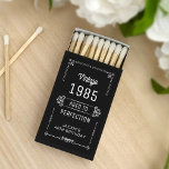 Personalized 20th 30th 40th 50th 60 Birthday Party Matchboxes<br><div class="desc">Personalized 20th 30th 40th 50th 60 Birthday Party Matchboxes</div>