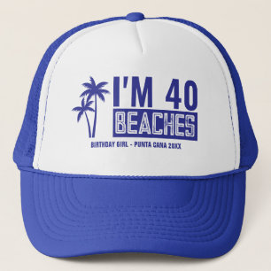 Personalized 20th 30th 40th 50th Birthday Squad Trucker Hat