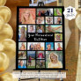 Personalized 21 Photo Collage Celebration Display Foam Board