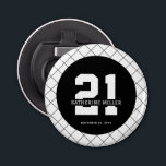 Personalized 21st Birthday Modern and Elegant   Bottle Opener<br><div class="desc">Personalized 21st Birthday Modern and Elegant Gifts</div>