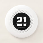 Personalized 21st Birthday Modern and Elegant   Wham-O Frisbee<br><div class="desc">Personalized 21st Birthday Modern and Elegant Gifts</div>