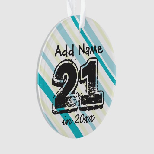 Personalized 21st Birthday Ornament Zazzle Personalized 21st birthday ornament zazzle