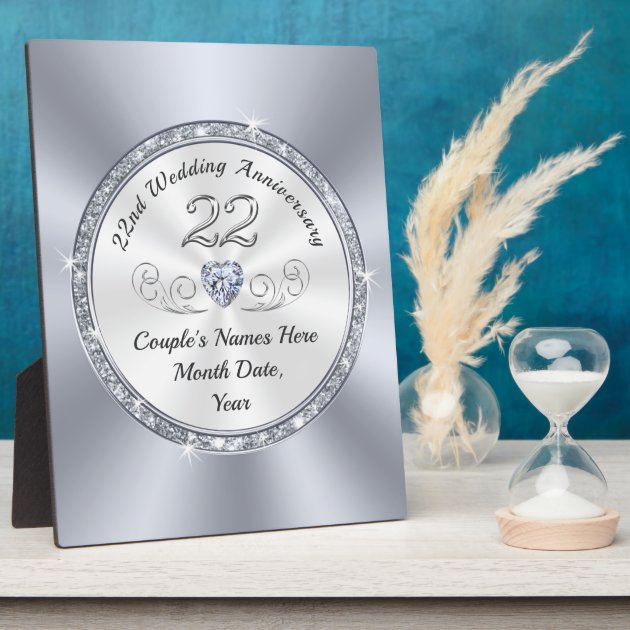 25th (Silver) Wedding Anniversary Gifts | DIY Awards