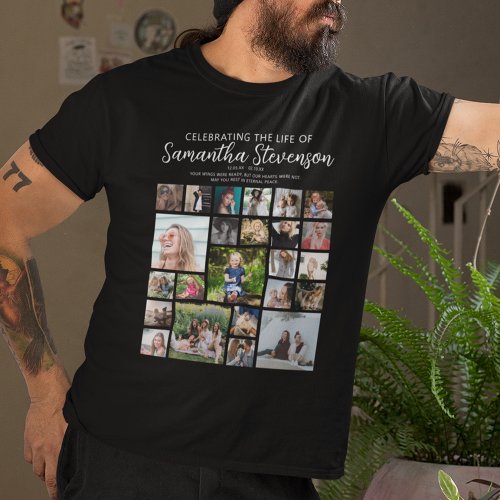 Personalized 24 Photo Collage Memorial