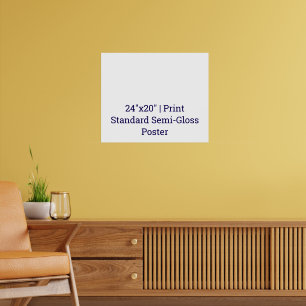 Personalized 24"x20" Standard Semi-Gloss Poster