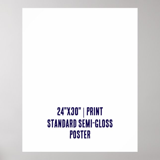 Personalized 24"x30" Standard Semi-Gloss Poster (Front)
