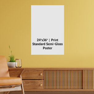 Personalized 24"x36" Standard Semi-Gloss Poster