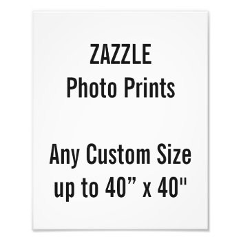 Personalized 24x30 Cm Photo Print  Or Custom Size by ZazzleDesignBlanks at Zazzle