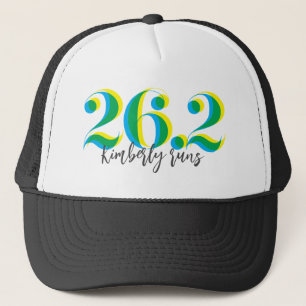 Personalized 26.2 Marathon Running Trucker Hat