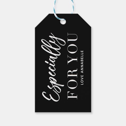 Personalized 2_color Especially For You Gift Tag