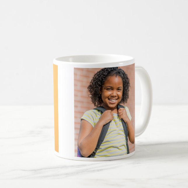 Personalized 2 Photo Collage Coffee Mug  (Front Right)