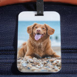 Personalized 2 Photo Custom Create Your Own Dog  Luggage Tag<br><div class="desc">Custom photo luggage tag of your best friend. Create a fun gift to your favorite dog lover, dog mom or dog dad. Whether its Mothers day, Fathers day, a birthday or Christmas, these photo luggage tags make a perfect gift, and fun stocking stuffers! COPYRIGHT © 2020 Judy Burrows, Black Dog...</div>