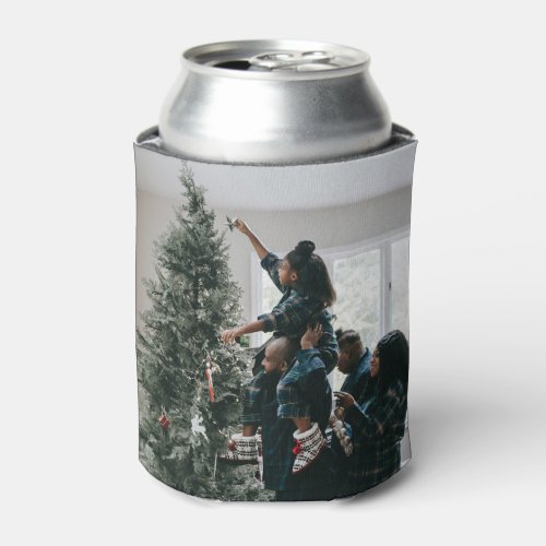 Personalized 2 Photo Double Sided Custom Can Cooler