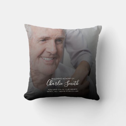 Personalized 2_photo In loving memory pillow