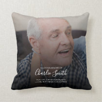 Personalized 2-photo "In loving memory" pillow Personalized 2-photo "In loving memory" pillow