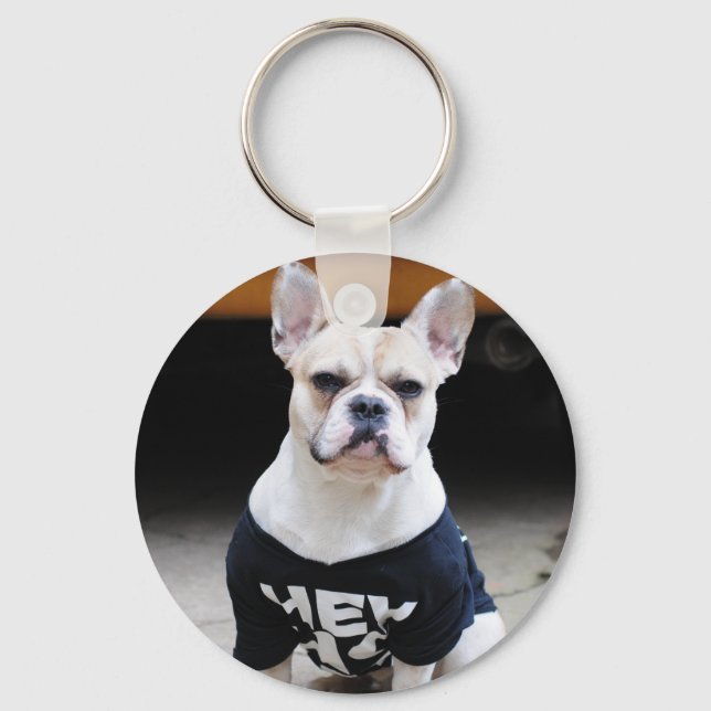 Personalized 2 Photo Keychain (Front)