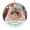 Personalized 2 Photo Pet Cat Meowy Christmas 
