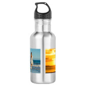 Personalized 2 Photo Water Bottle (Back)