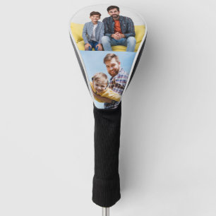 Personalized 2 Photos Gift for a Golfer Golf Head Cover
