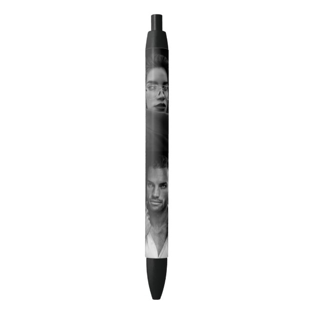 Personalized 2 Photos Pen Template (Front Vertical)