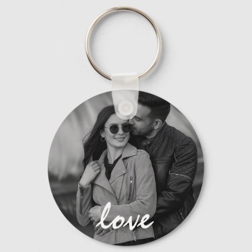 Personalized 2 sided Photo and Text Photo Collage  Keychain