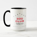 Personalized 300 Club Member Bowling Lane Markings Mug at Zazzle