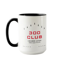 Personalized 300 Club Member Bowling Lane Markings