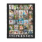 Personalized 30 Photo Collage Black